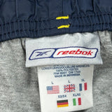 Reebok Track Pants - XL Navy Polyester