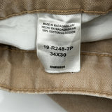 Schmidt Carpenter Pants - 34W 30L Brown Cotton