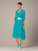 AZALEA | 3-Way Tea Dress | Emerald
