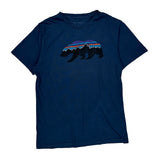 Patagonia Slim Fit T-Shirt - Small Blue Cotton