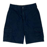 Dickies Cargo Shorts - 30″ Waist Navy Polyester Blend