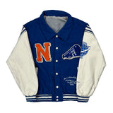 World Series 1974 Unbranded Varsity Jacket - Medium Blue Polyester