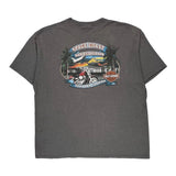 Space Coast Harley Davidson T-Shirt - XL Grey Cotton