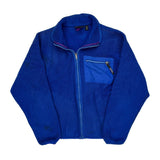 Made In USA Patagonia Fleece Jacket - Small Blue Polyester