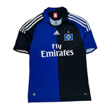 Hamburger Sv Adidas 2008-10 Away Football Shirt - Medium Blue Polyester