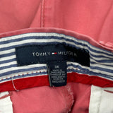 Tommy Hilfiger Chino Shorts - 35W 9L Red Cotton