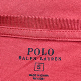 Polo By Ralph Lauren T-Shirt - Small Red Cotton