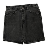 Wrangler Denim Shorts - 34W 8L Black Denim