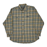Levis Checked Flannel Shirt - Large Multicoloured Cotton