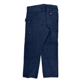 Dickies Carpenter Pants - 36W 32L Blue Cotton