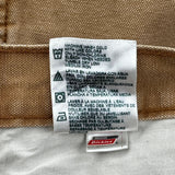 Dickies Carpenter Trousers - 36W 32L Brown Cotton