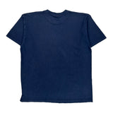Nike Graphic T-Shirt - Large Blue Cotton