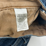 Duluth Carpenter Jeans - 34W 32L Blue Cotton