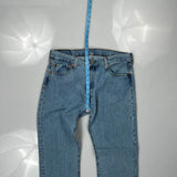 501 Levis Jeans - 34W 32L Light Wash Cotton