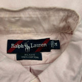 Ralph Lauren Short Sleeve Shirt - Medium Pink Cotton