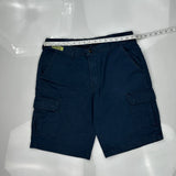 Red Kap Cargo Shorts - 34W 10L Navy Cotton