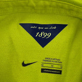Fc Barcelona Nike Football Polo Shirt - Medium Yellow Cotton