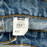 Levis Denim Shorts - 30W 9L Blue Cotton