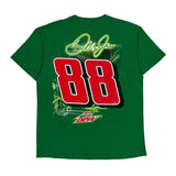 Dale Jr. Nascar T-Shirt - Large Green Cotton