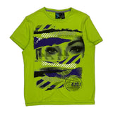Burnside Graphic T-Shirt - Small Green Cotton