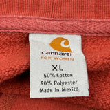Carhartt Graphic Sweatshirt - XL Red Cotton Blend