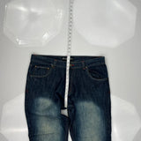 Brooklyn Express Hip Hop Jeans - 38W 34L Dark Wash Cotton