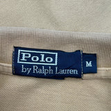 Polo By Ralph Lauren Polo Shirt - Medium Beige Cotton