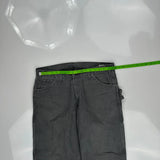 Dickies Carpenter Pants - 35W 32L Gray Cotton