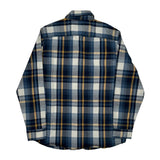 Lee Checked Shirt - Large Blue Cotton