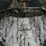 Cabelas Camo Long Sleeve T-Shirt - Large Camo Cotton