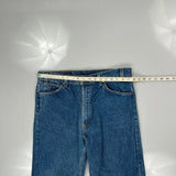 Orange Tab 505 Levis Jeans - 36W 30L Blue Denim