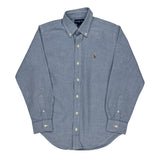 Age 10 Ralph Lauren Shirt - Medium Blue Cotton