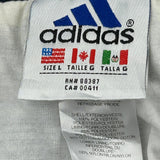 Adidas Track Pants - Large Blue Polyester