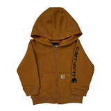 Age 2 Carhartt Hoodie - 2XS Brown Cotton