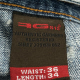 Hip Hop Rg Carpenter Jeans - 36W 34L Blue Denim