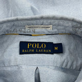 Polo By Ralph Lauren Shirt - Medium Blue Cotton