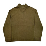Polo By Ralph Lauren 1/4 Zip - 2XL Green Cotton