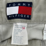 Tommy Hilfiger Chino Shorts - 34W 7L Beige Cotton