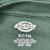 Dickies T-Shirt - XL Green Cotton