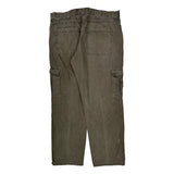 Wrangler Cargo Pants - 38W 32L Gray Cotton