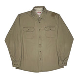 Wrangler Shirt - Large Khaki Cotton