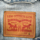Levis Denim Jacket - Large Light Wash Denim