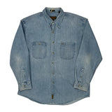 Weathergear Timberland Denim Shirt - XL Light Wash Cotton