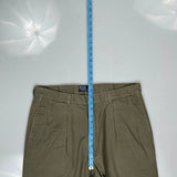 Polo By Ralph Lauren Trousers - 35W 28L Khaki Cotton