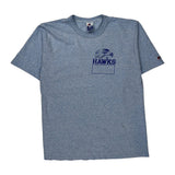 Hawks Champion College T-Shirt - Large Blue Cotton