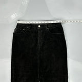 Ralph Lauren Cord Trousers - 28″ Waist Black Corduroy