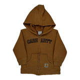 Age 4 Carhartt Hoodie - XS Brown Cotton