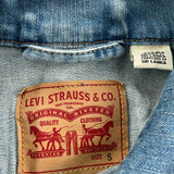 Levis Denim Jacket - Small Light Wash Denim