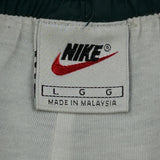 Nike Track Pants - Large Green Polyester