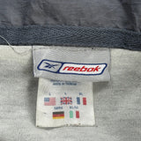 Reebok Windbreaker - Large Grey Polyester